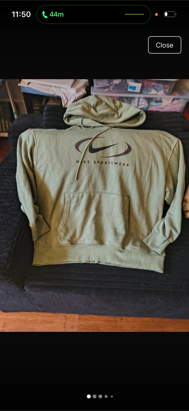 Nike Sportswear Olive Green Hoodie