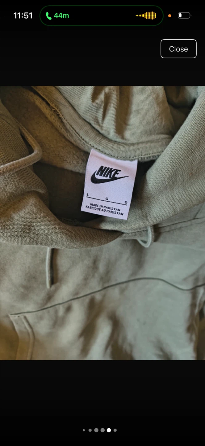 Nike Sportswear Olive Green Hoodie - photo 5