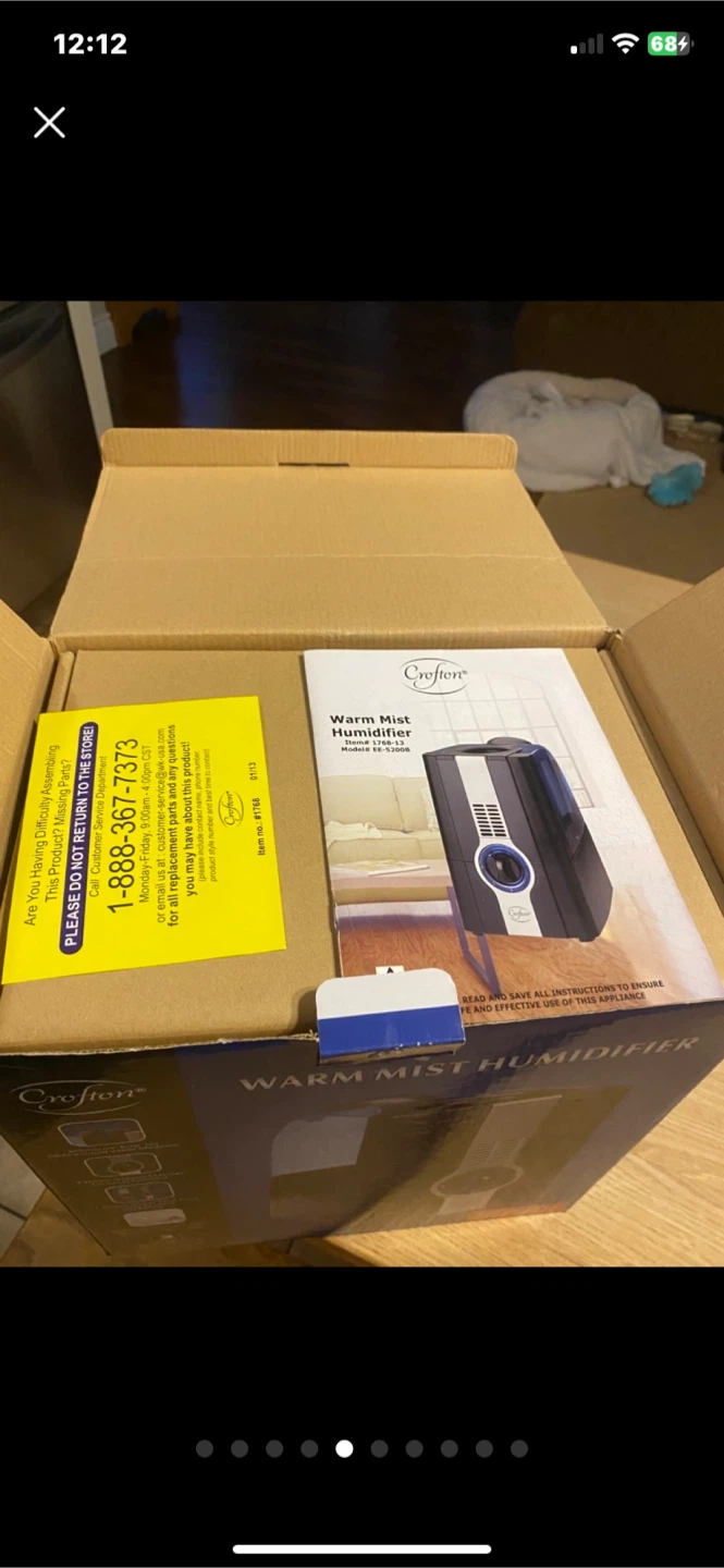 Crofton Warm Mist Humidifier - photo 3