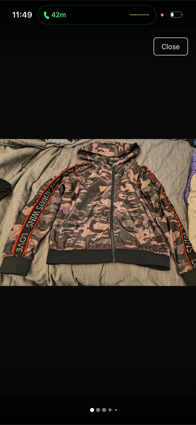 Ashley Camouflage Zip-Up Jacket