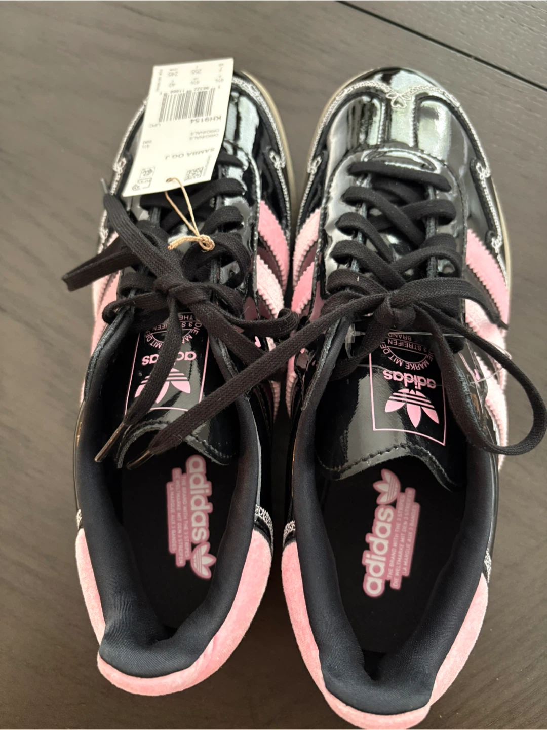 Adidas Samba OG Shoes Black and Pink - photo 2