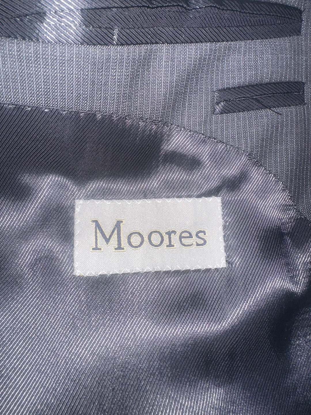 Moores Men's Grey Suit 46L Jacket and 40L Pants - photo 3