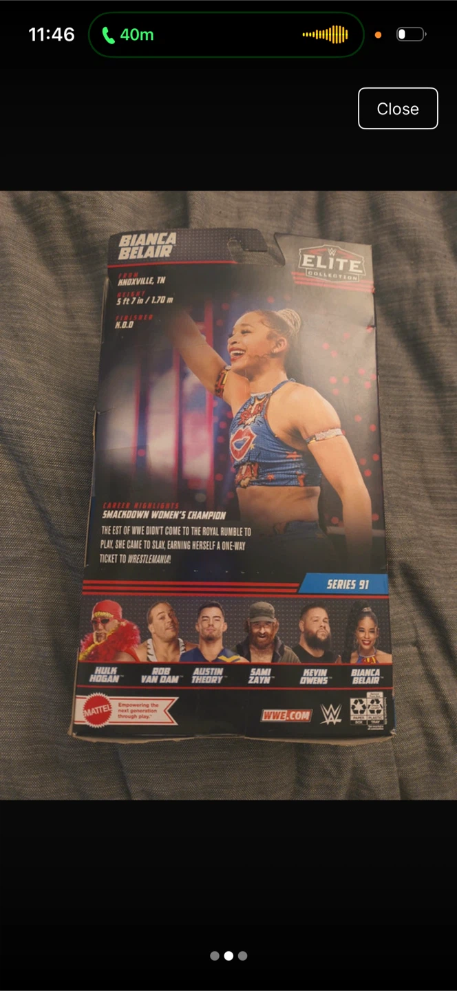 WWE Elite Collection Series 91 Bianca Belair Action Figure - photo 2