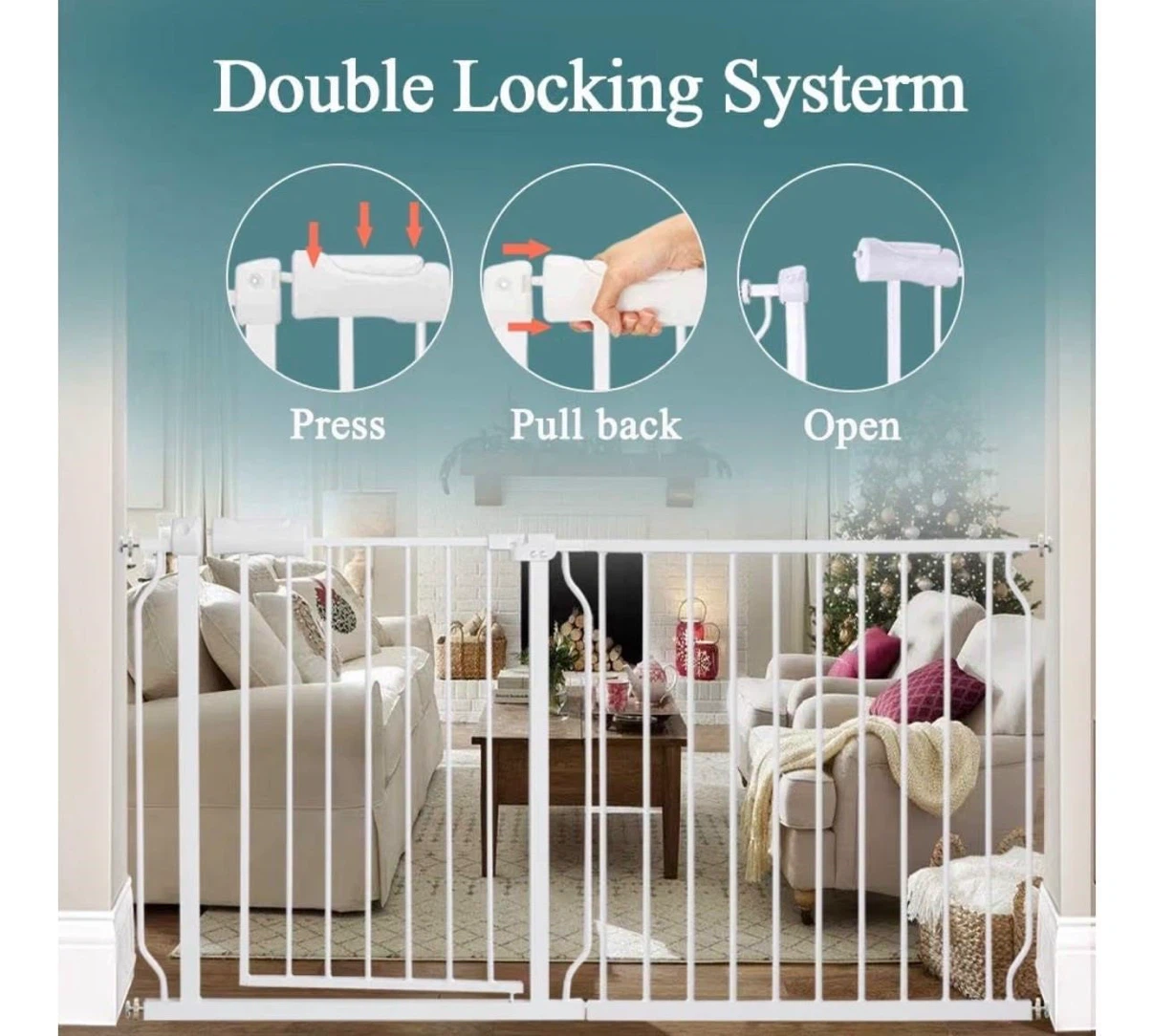 Baby Gate Extra wide pressure mount - photo 2