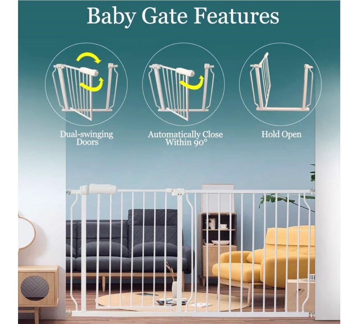Baby Gate Extra wide pressure mount - photo 3