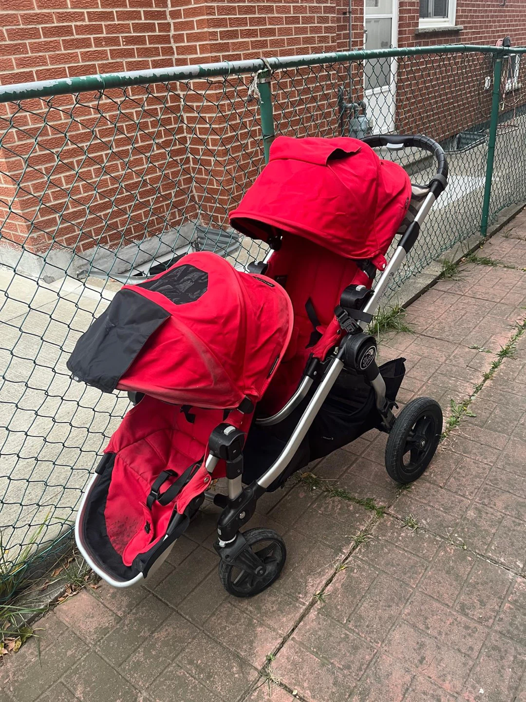 Baby Jogger City Select Double Stroller - Red - photo 5