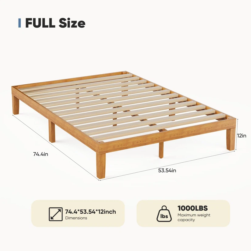 Full Yapamar Wood Bed Frame - photo 2