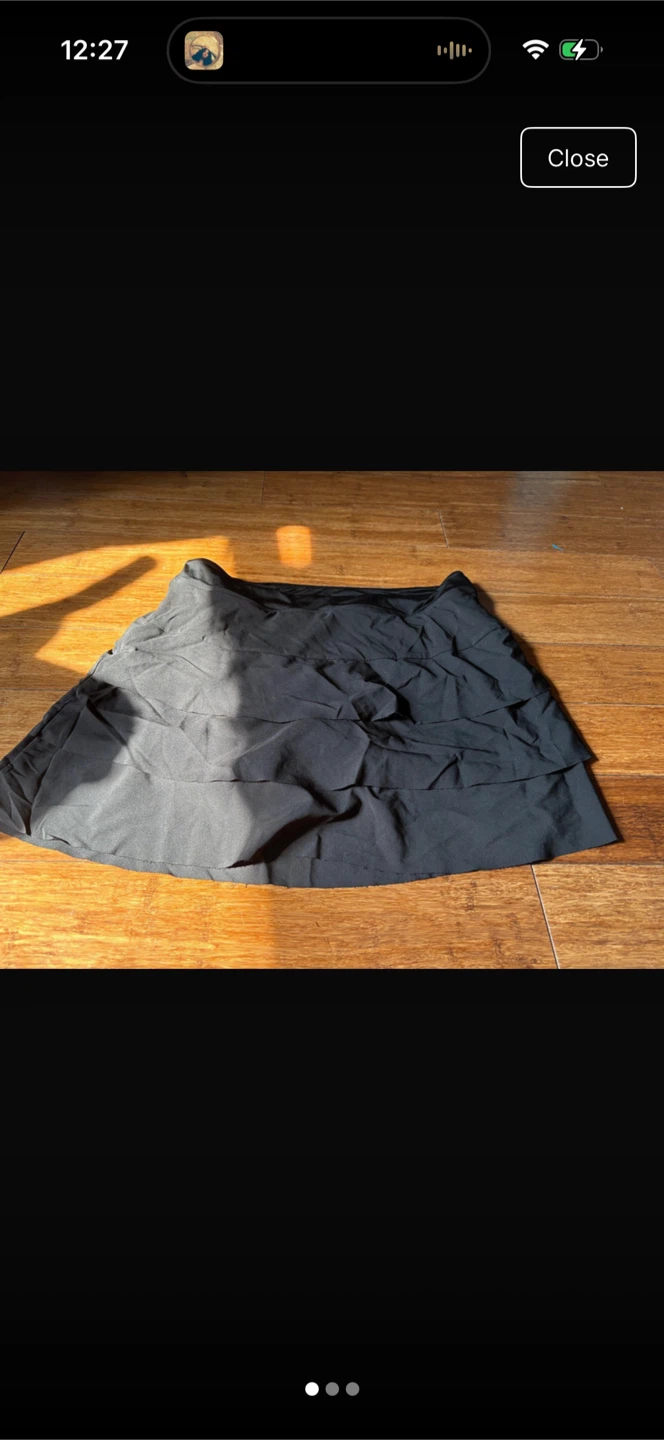 Athletex Performance Black Skort