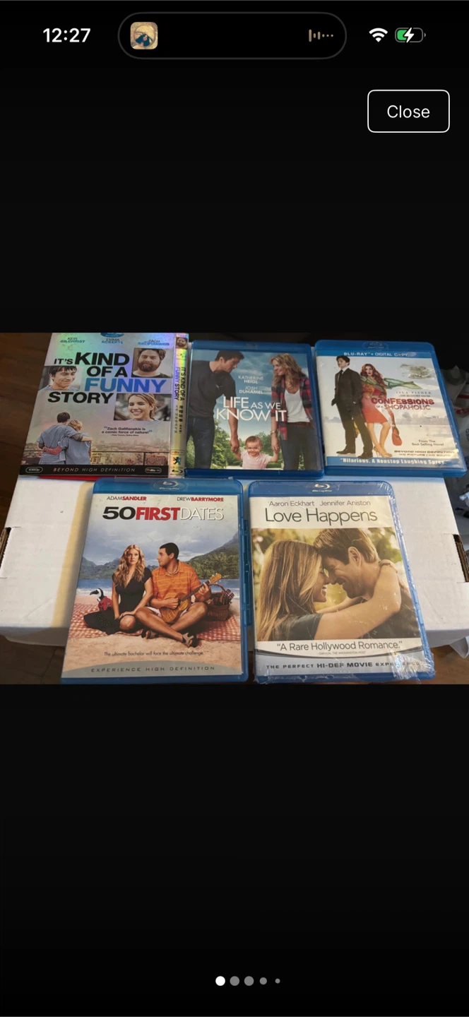 Set of 5 Romantic Comedy Blu-ray Movies