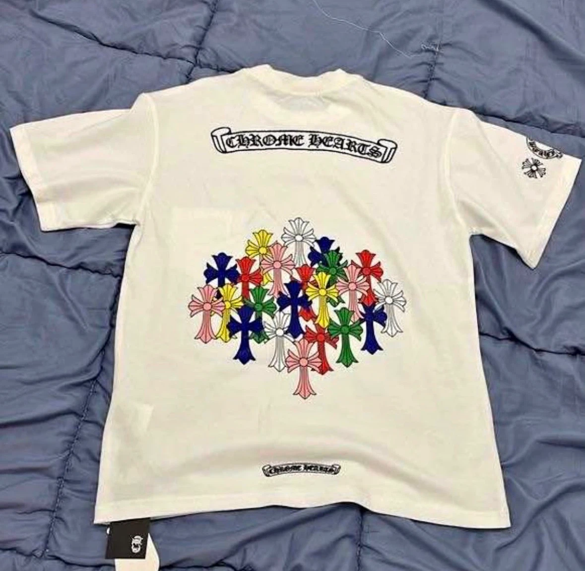 Chrome Hearts Multi Color Cross T-shirt