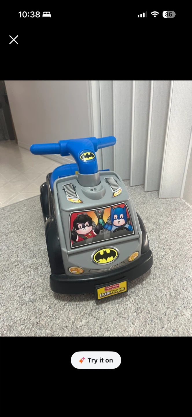 Fisher-Price Little People Batman Ride-On - photo 2