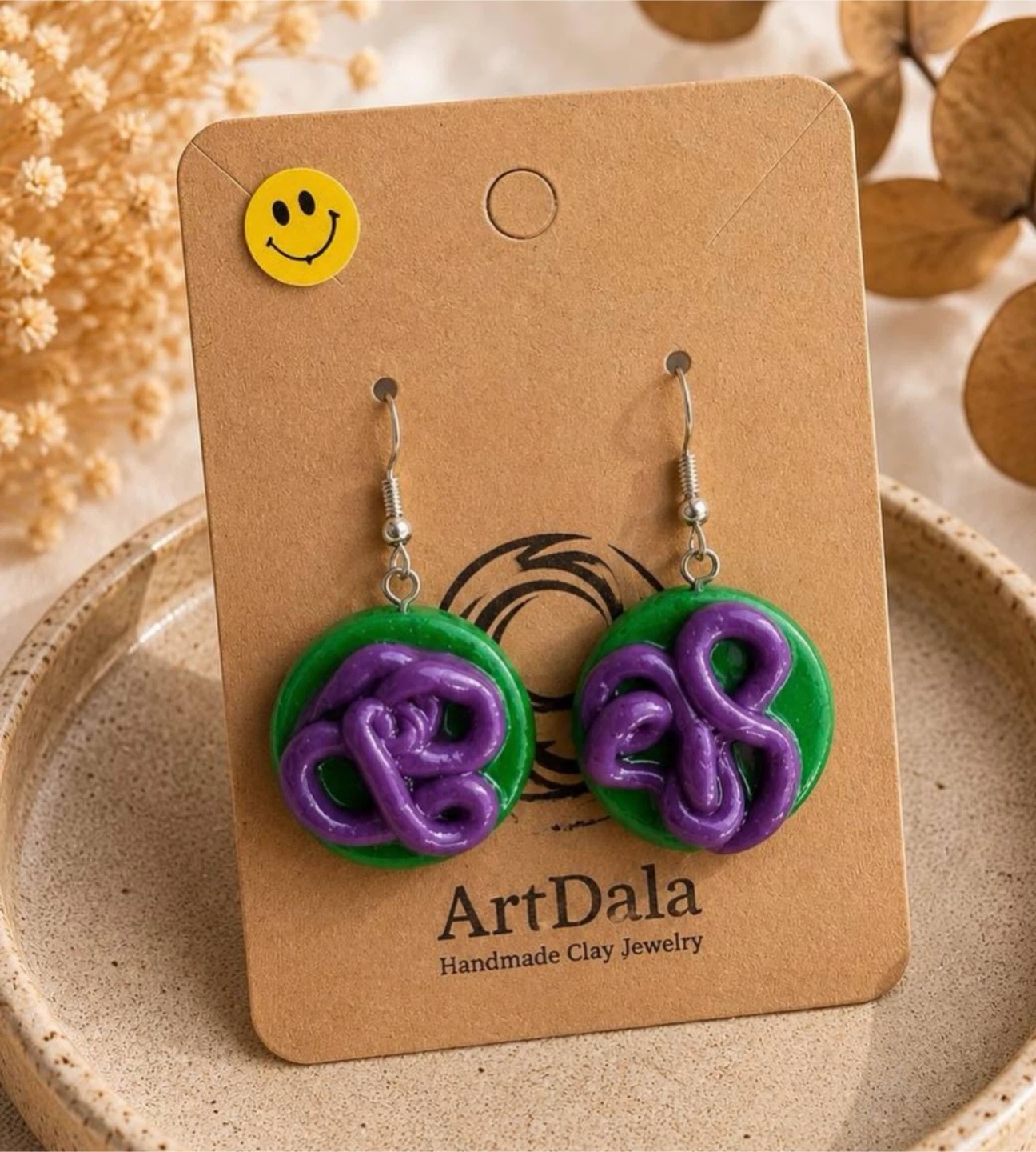 ArtDala Handmade Clay Earrings