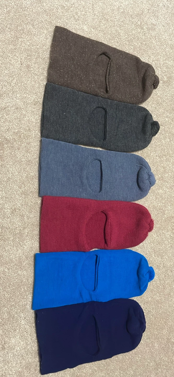 Set of 6 winter caps