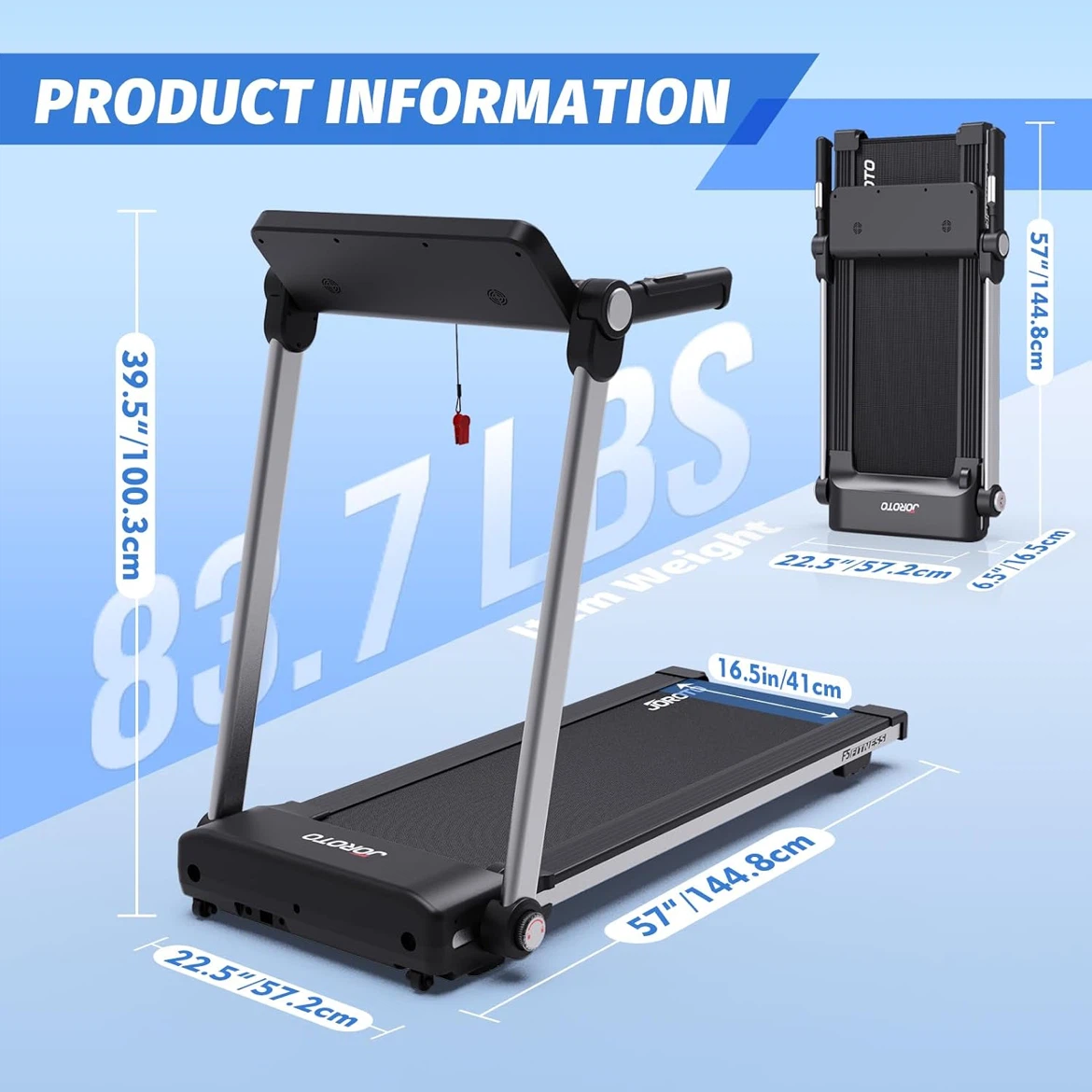 Joroto F5 Fitness Treadmill - photo 3