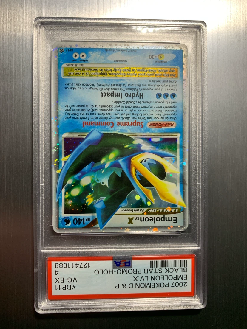 PSA 4 Empoleon LV.X DP11 Black Star Promo Holo Card