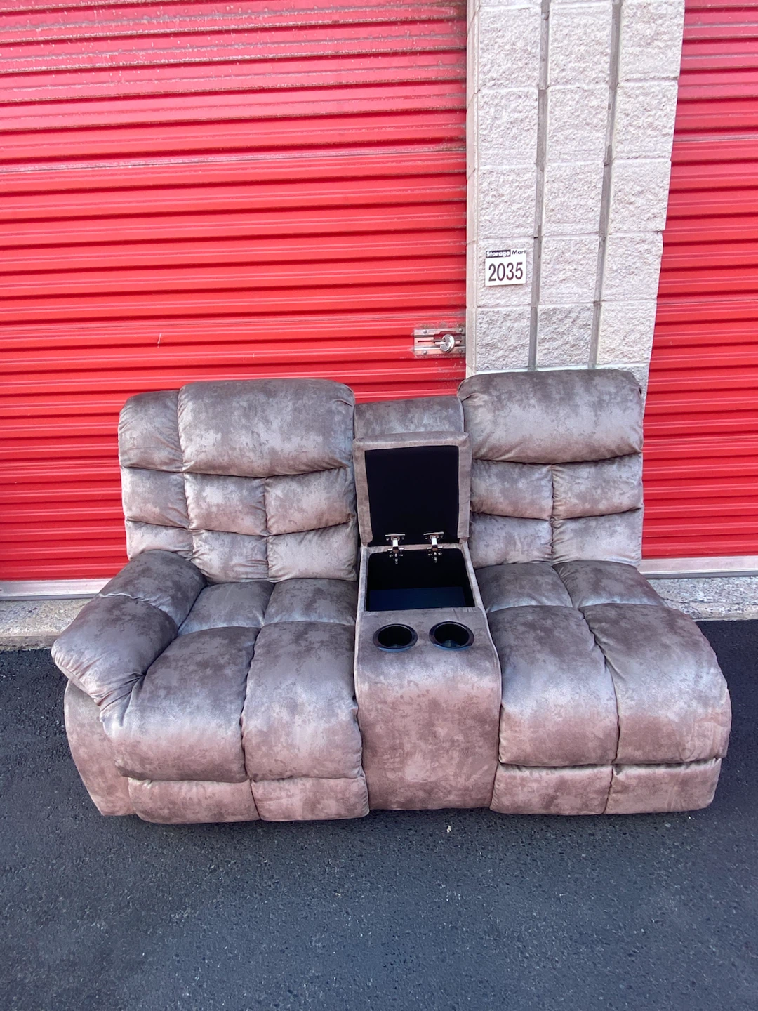 Reclining Loveseat with Console - photo 4