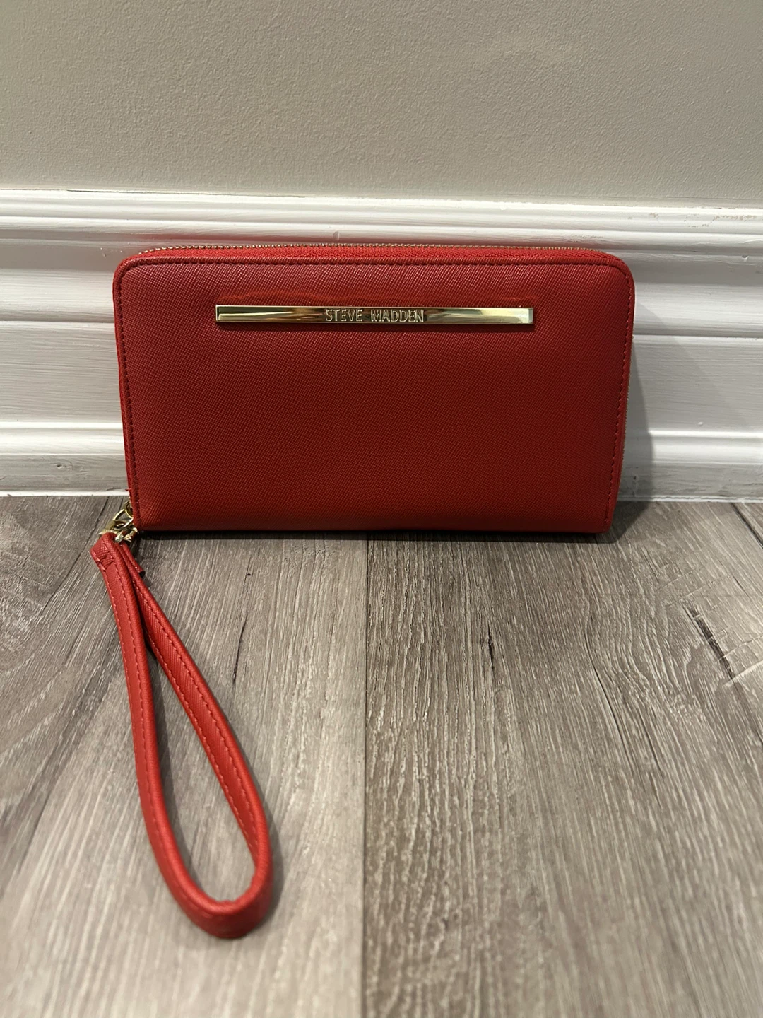 Steve Madden Red Wristlet Wallet