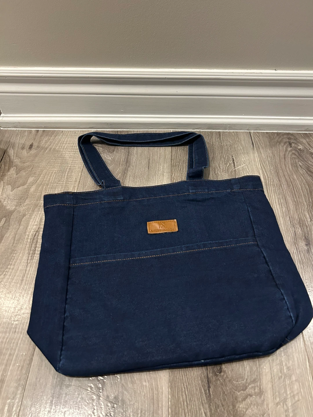 Katherine Karambelas Denim Tote Bag