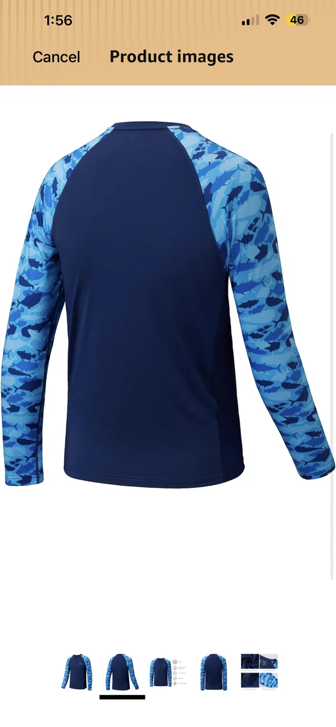 Bassdash UPF 50+ Fishing Shirt - Blue - Large - photo 2