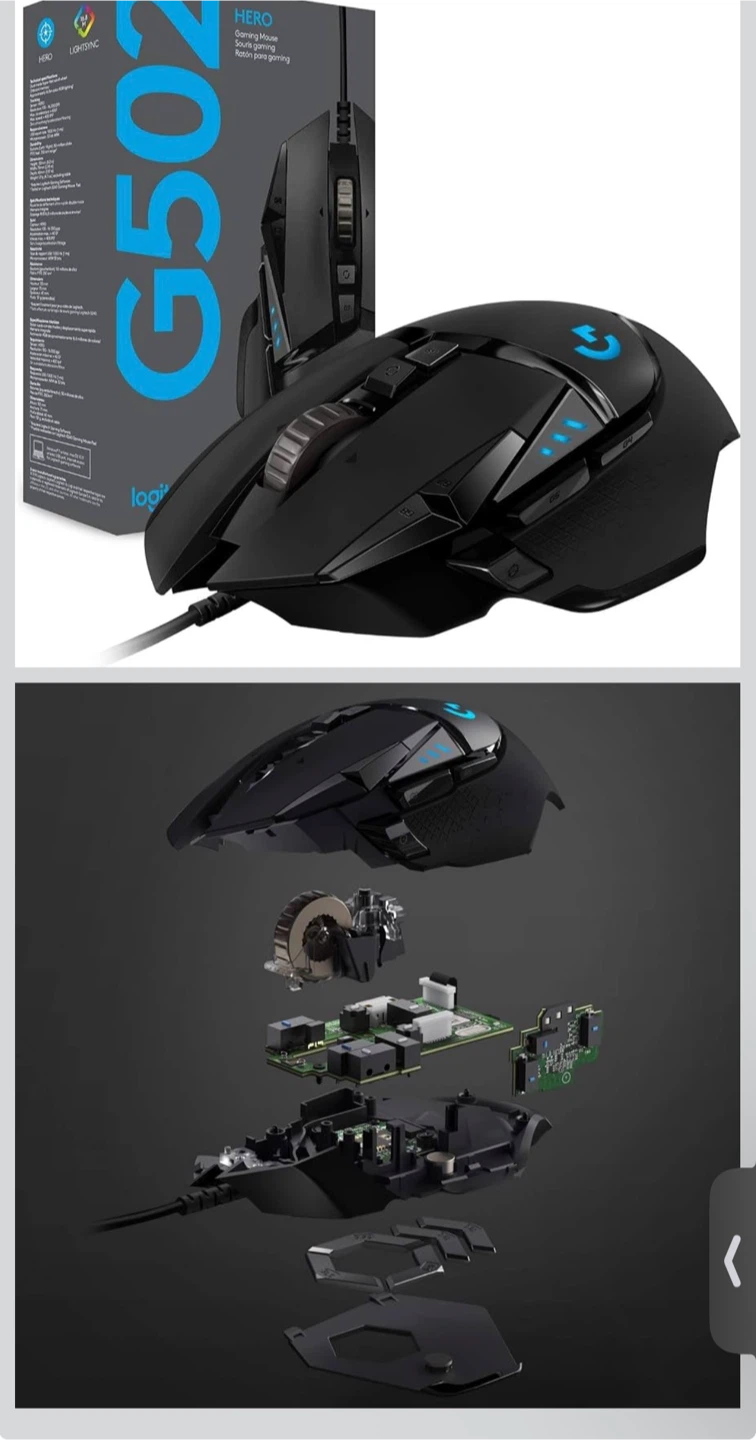 Logitech G502 HERO Gaming Mouse - photo 3
