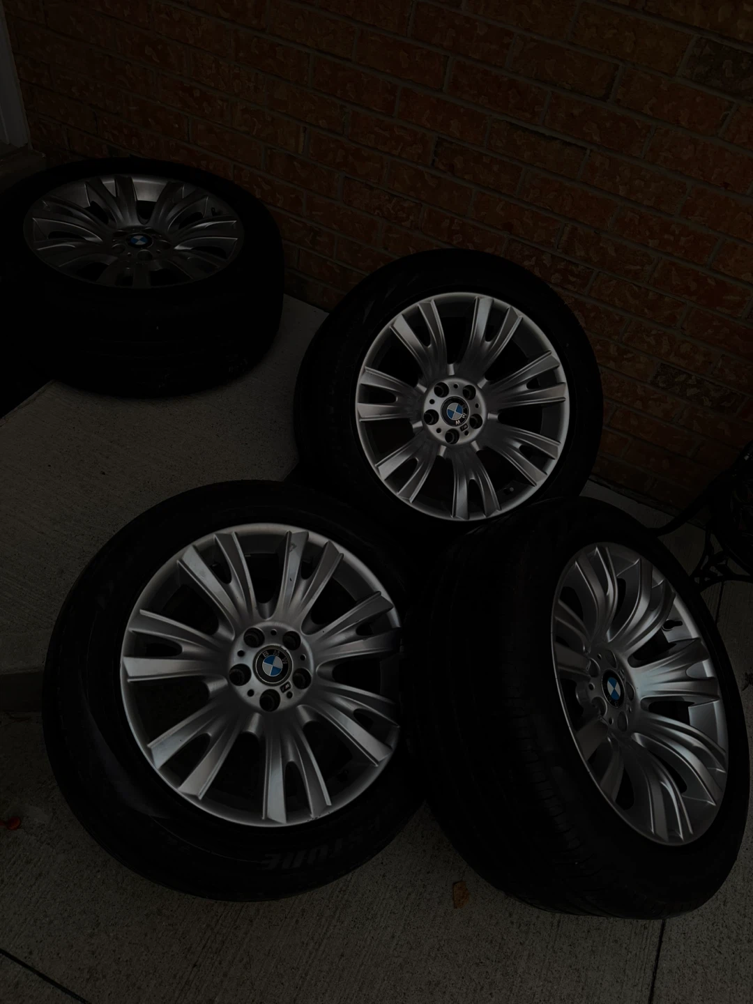 Borbet BMW Wheels Staggered set w tires good for winter - photo 2