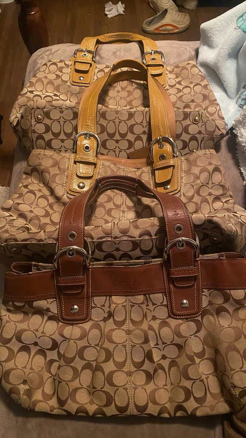 Coach Signature Tote Bags
