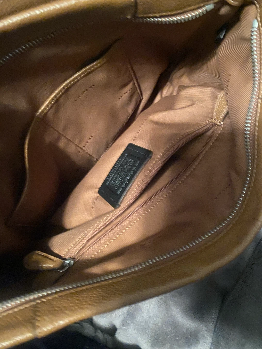 Coach Leather Hobo Bag Tan - photo 4