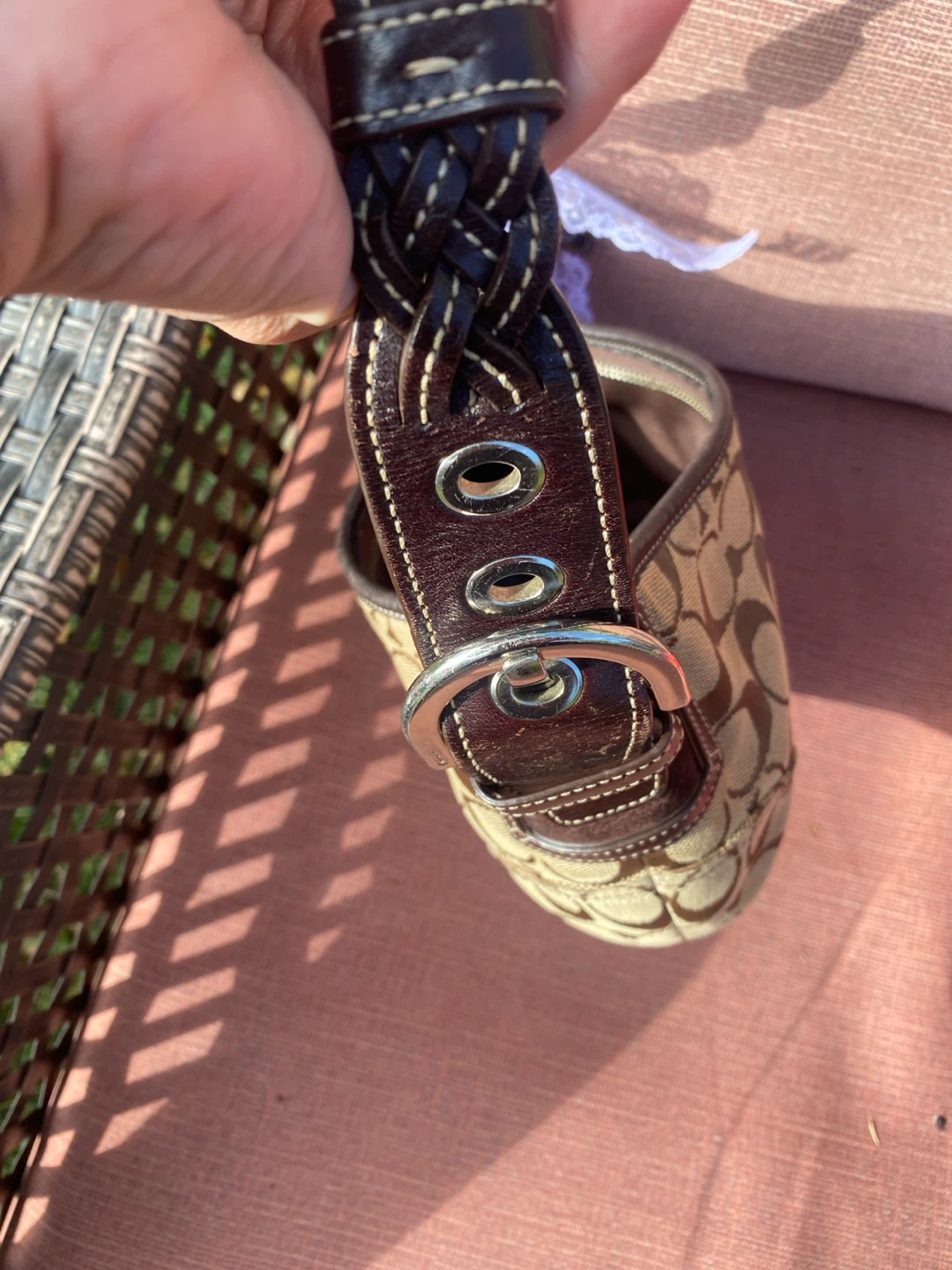 Coach Signature Hobo Bag