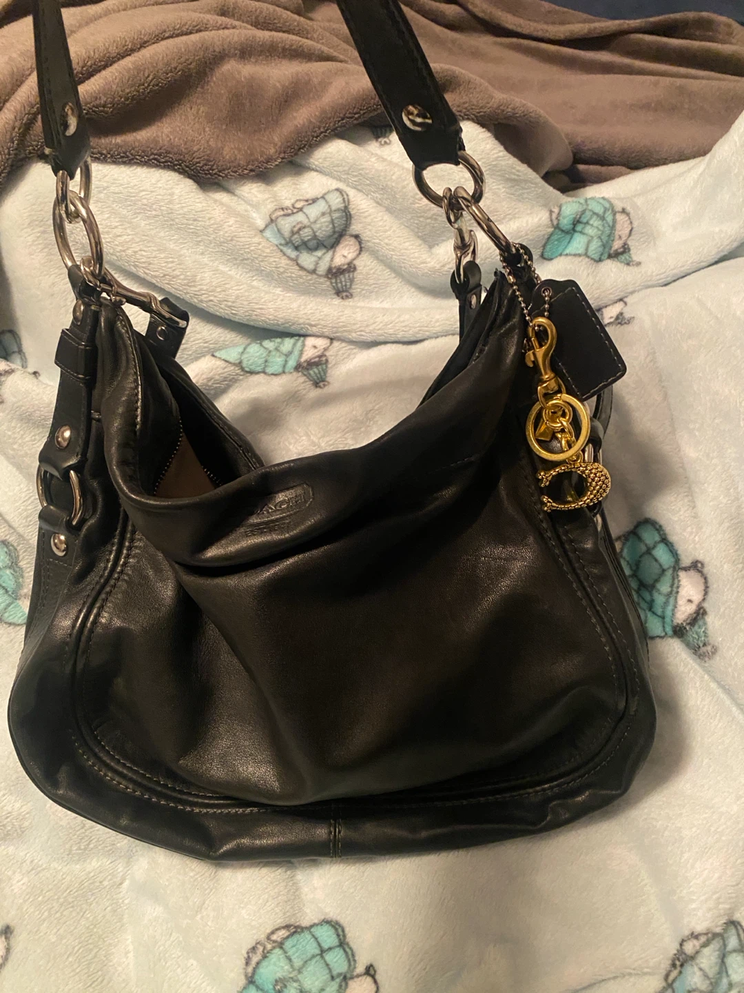 Coach Leather Hobo Bag - photo 4