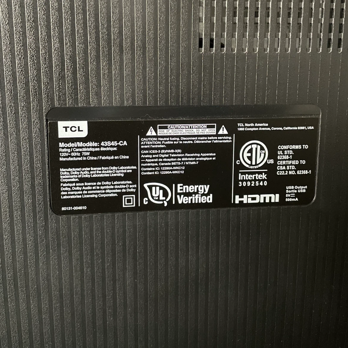 4K TCL 43” Smart TV - photo 4