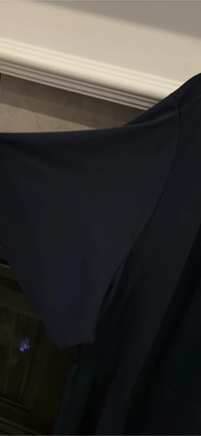 H&M Navy Blue Wrap Dress - photo 5