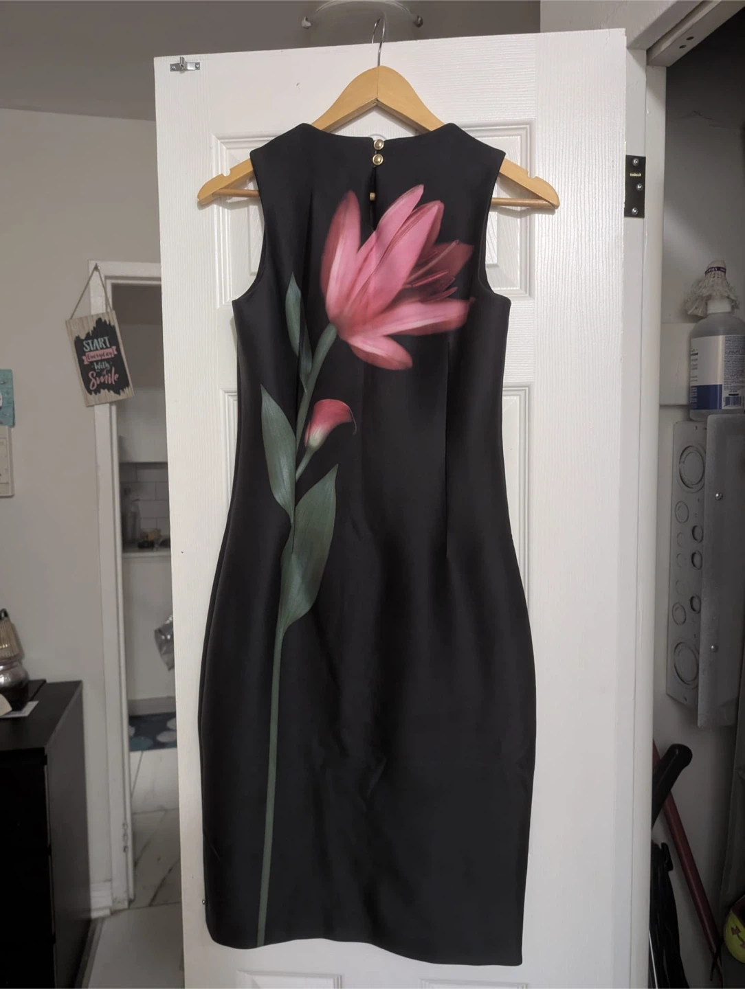 Halston Floral Print Dress - Size 2