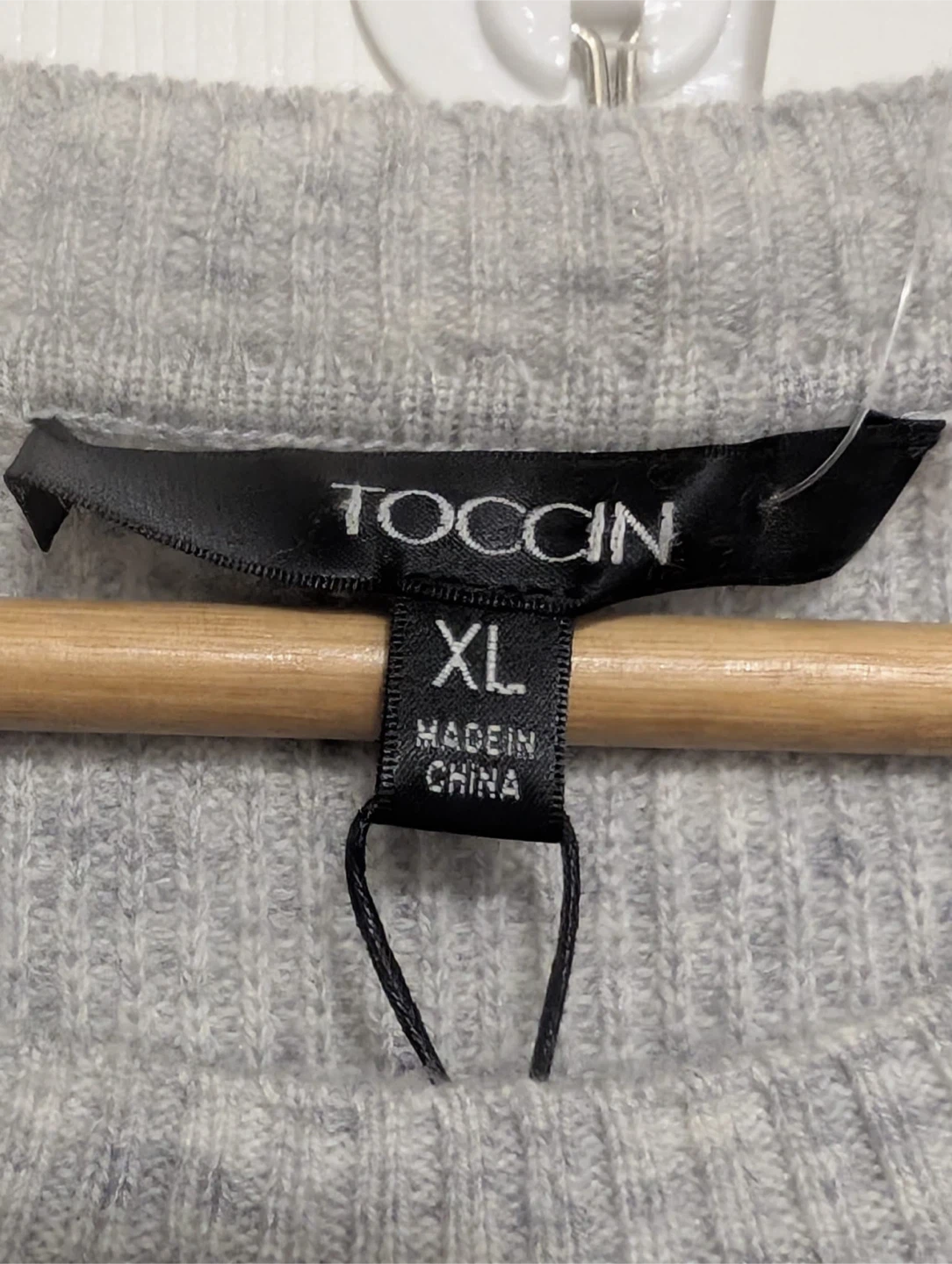 Toccin Blakely Crew Neck Tie-Front Dress - Grey - XL - photo 2