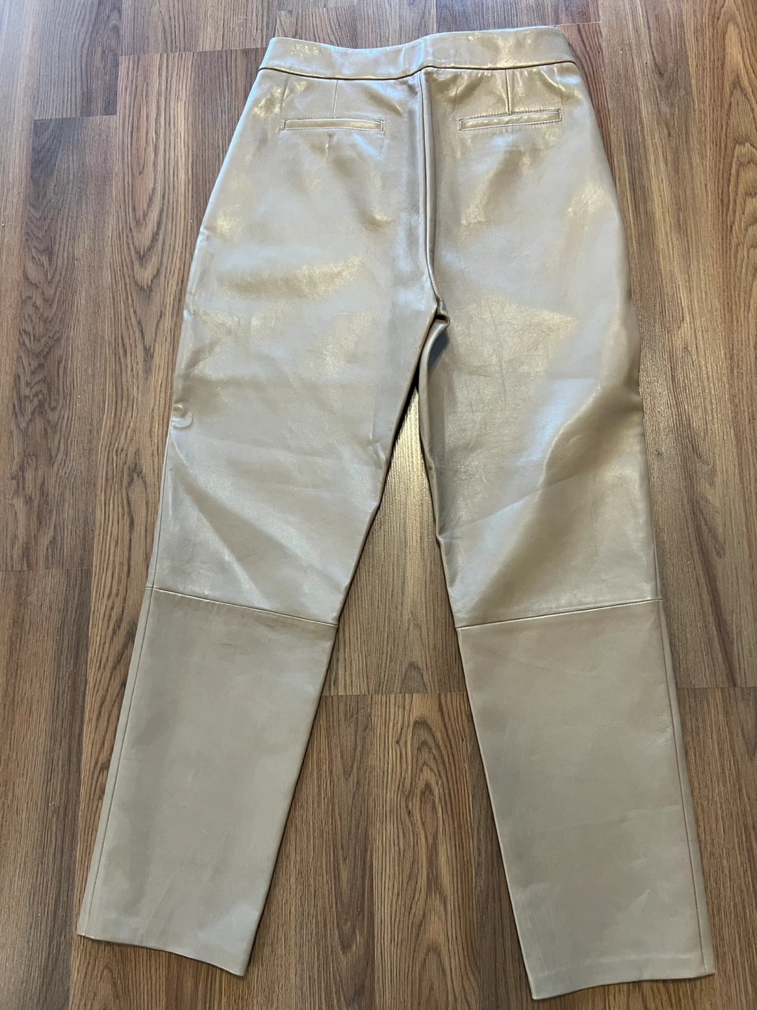 LAMARQUE NWOT Camel (Tan) Leather Pants - photo 2