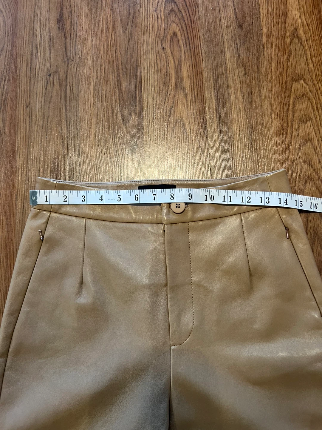 LAMARQUE NWOT Camel (Tan) Leather Pants - photo 5