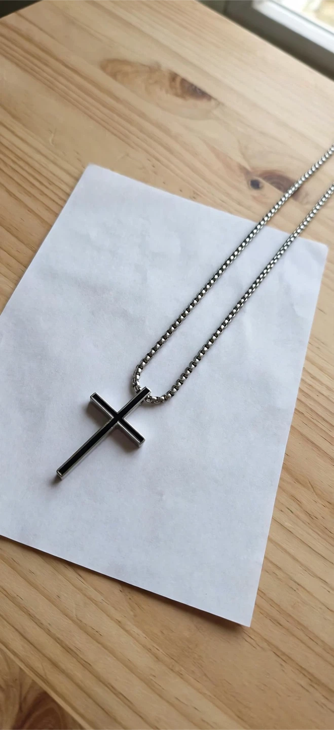 New Silver-Tone Cross Necklaces - photo 2