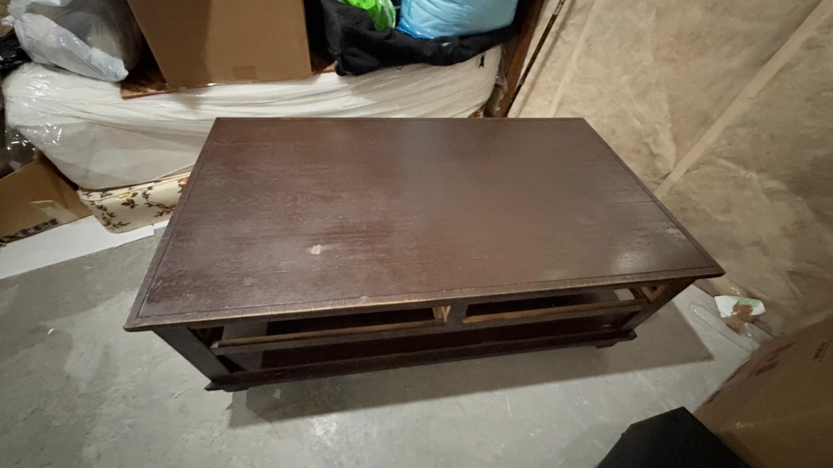 Dark Wood Coffee Table
