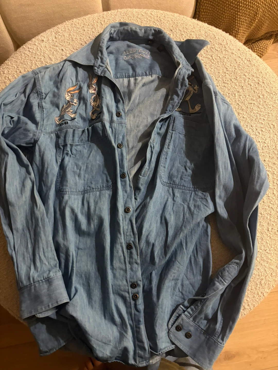 Looney Tunes Bugs Bunny Denim Shirt