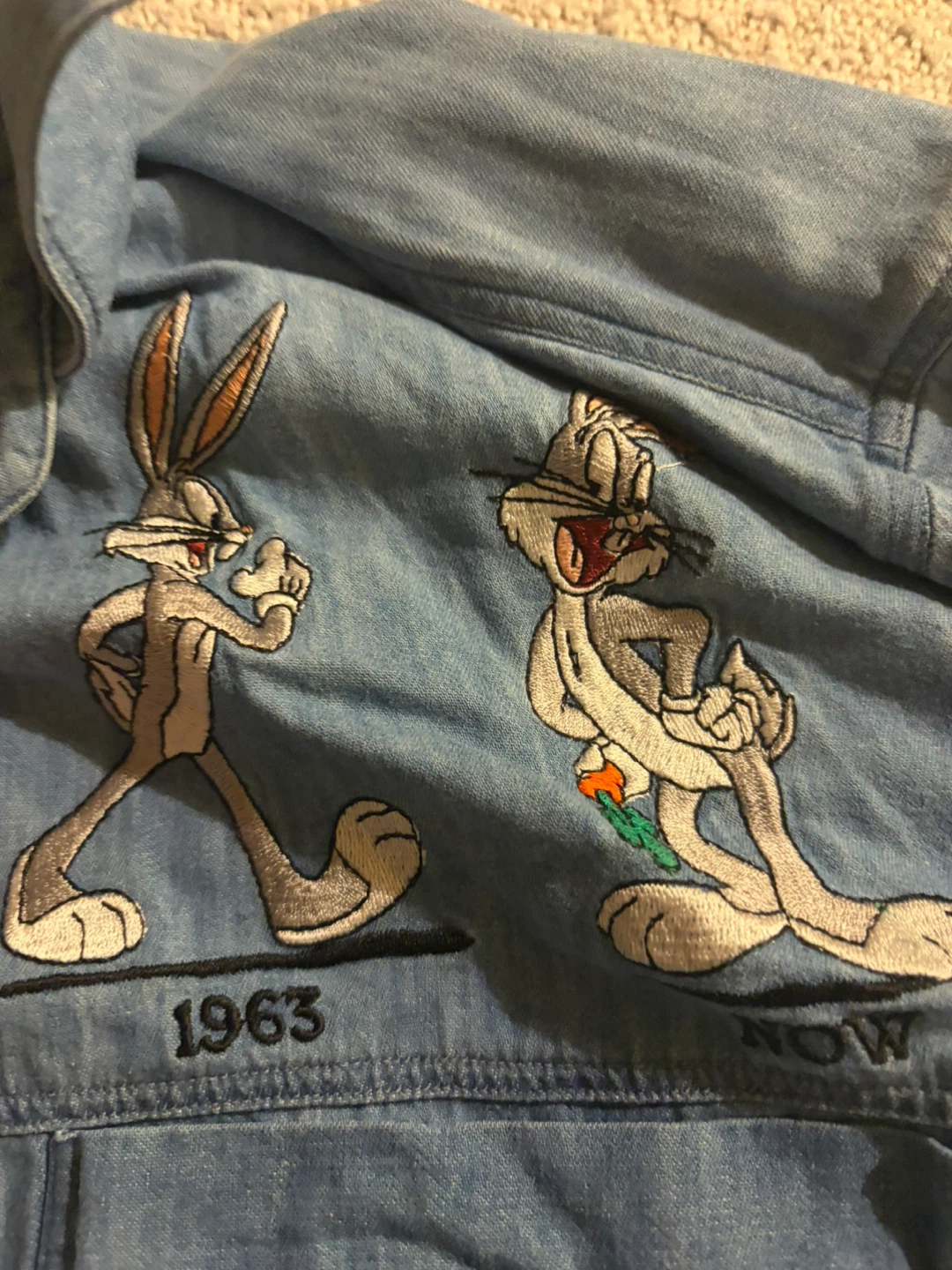 Looney Tunes Bugs Bunny Denim Shirt - photo 4