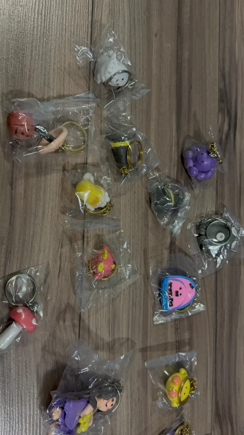 Assorted Miniature Character Keychains