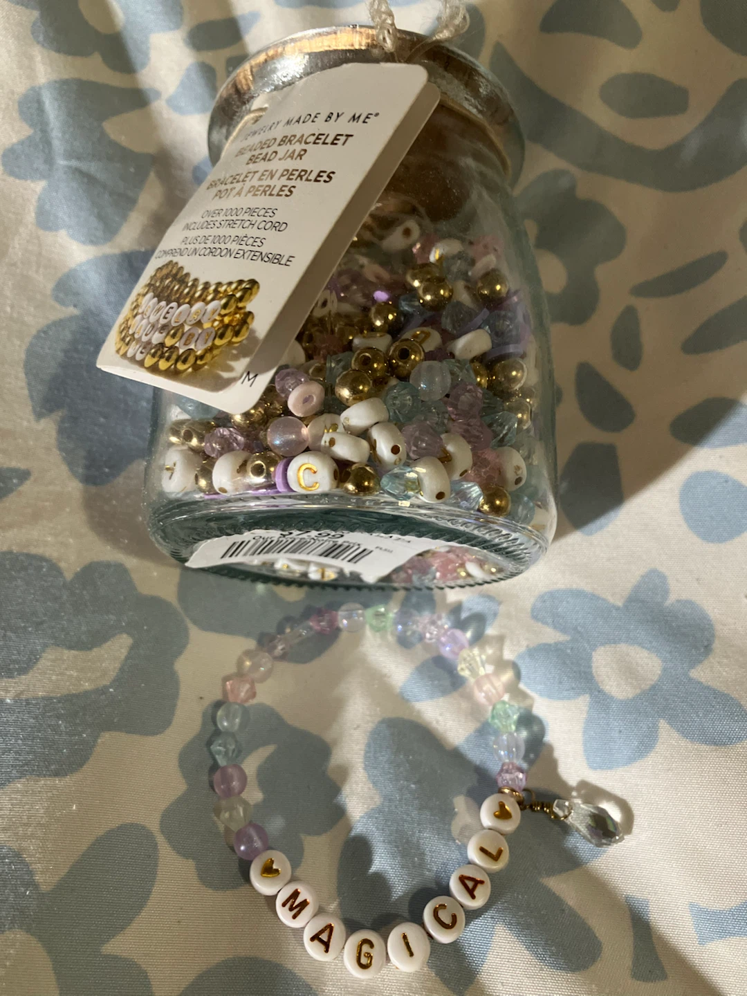Jewelry Made By Me Beaded Bracelet Bead Jar