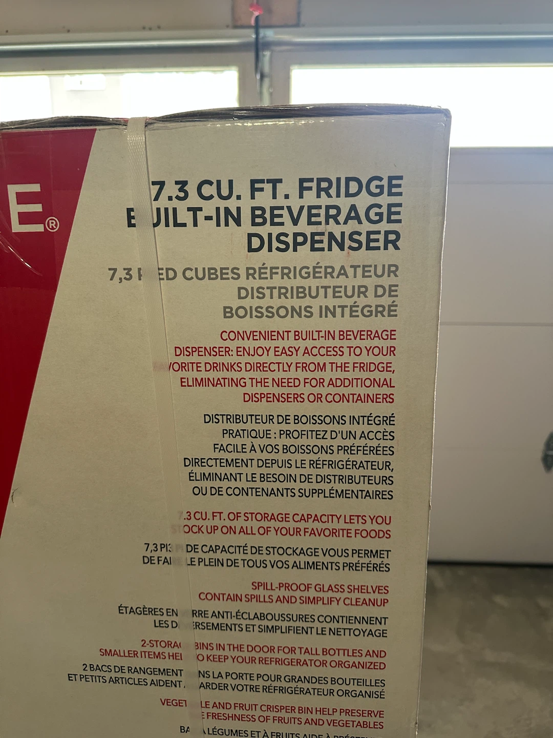 Frigidaire 7.3 Cu. Ft. Fridge with Beverage Dispenser - photo 2