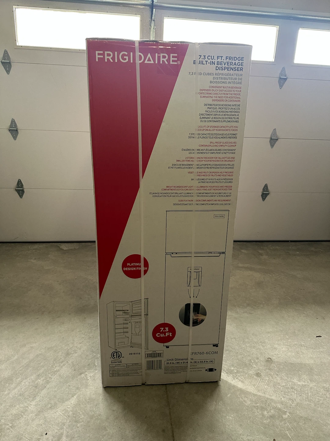 Frigidaire 7.3 Cu. Ft. Fridge with Beverage Dispenser - photo 3