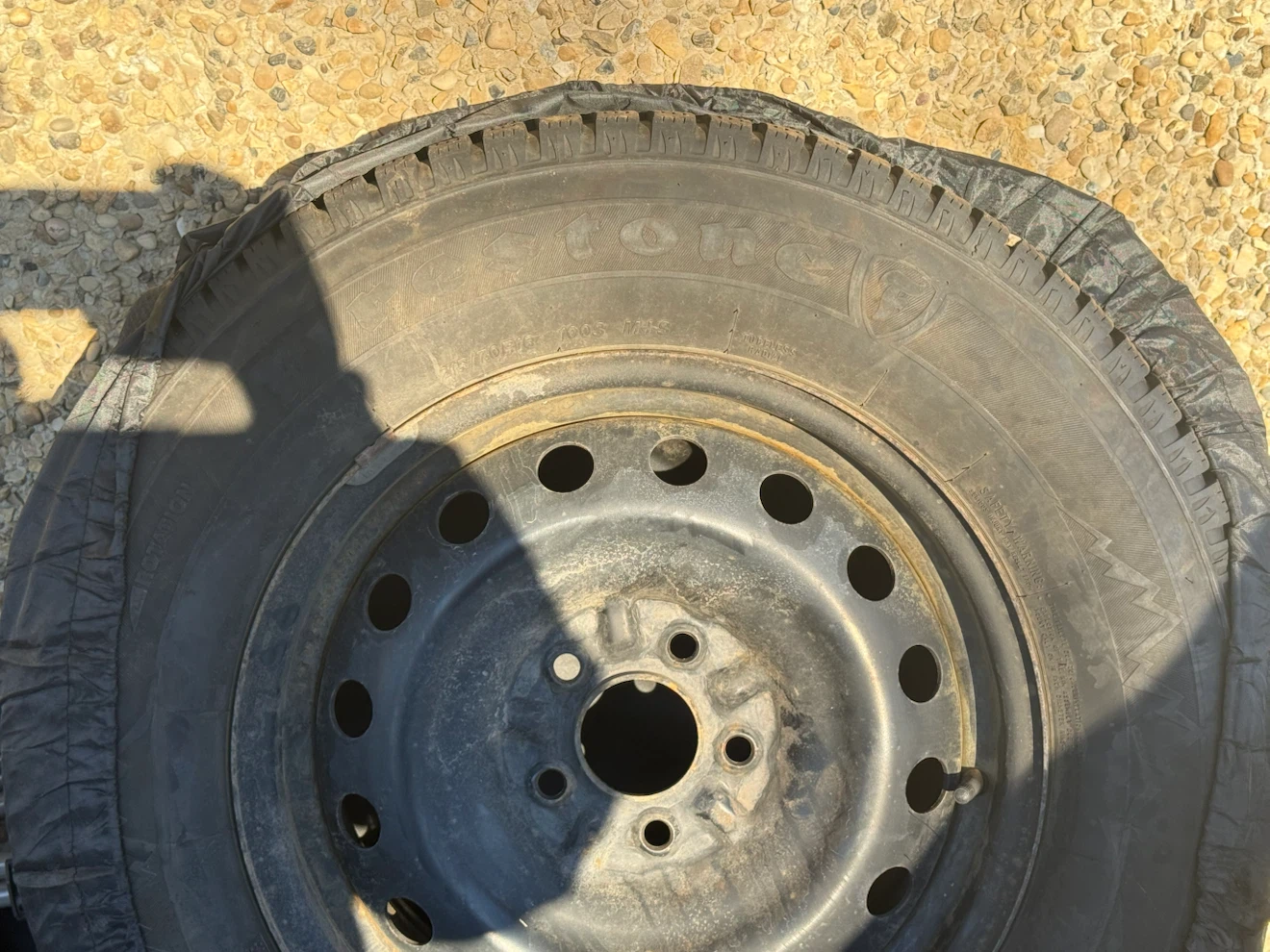 Firestone 215/70R16 Tires on Rims
