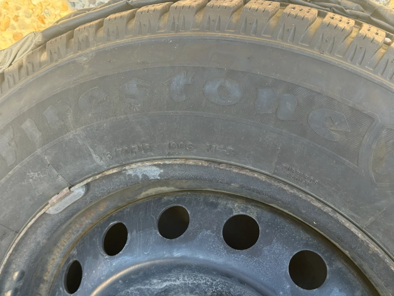 Firestone 215/70R16 Tires on Rims - photo 4