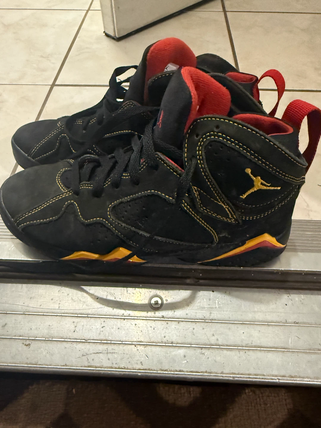 Jordan 7 Retro Sneakers Size 6.5Y - photo 2