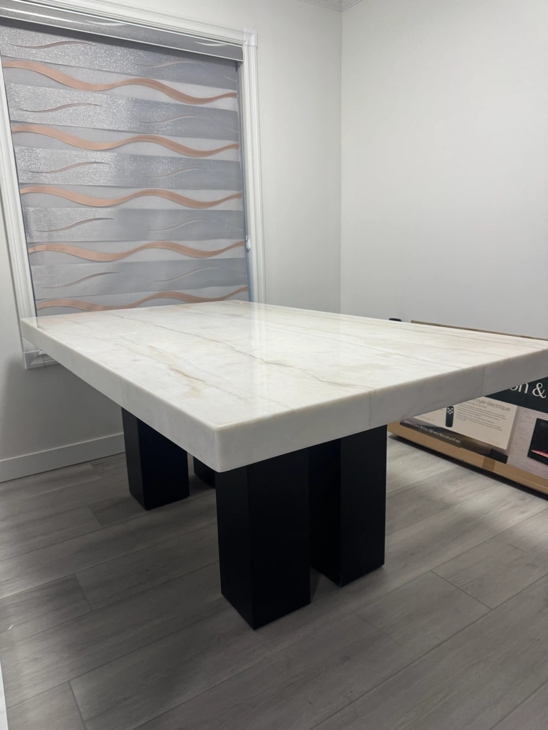 White Marble Dining Table