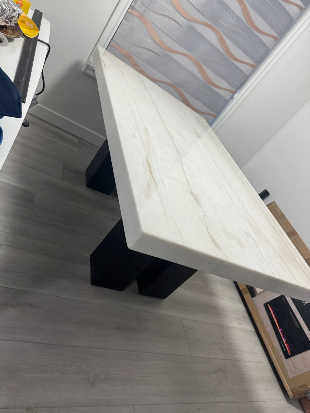 White Marble Dining Table - photo 2