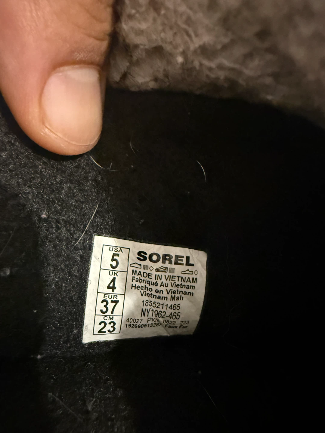 Sorel winter boots, size 5 - photo 5