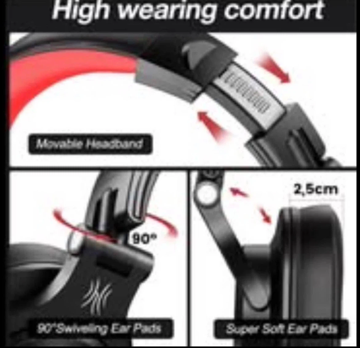 OneOdio A70 Bluetooth Over-Ear Headphones - photo 4